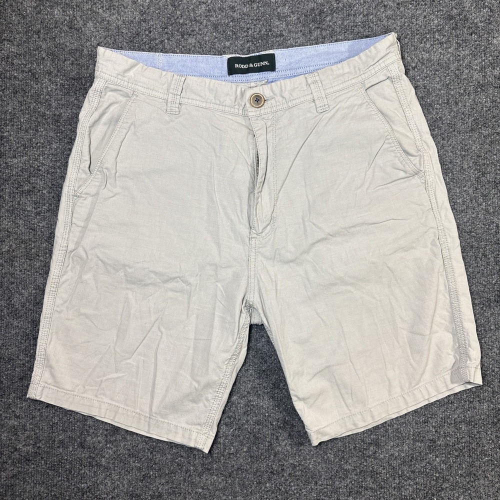 Rodd & Gunn Men's Chino Shorts White – Size 34